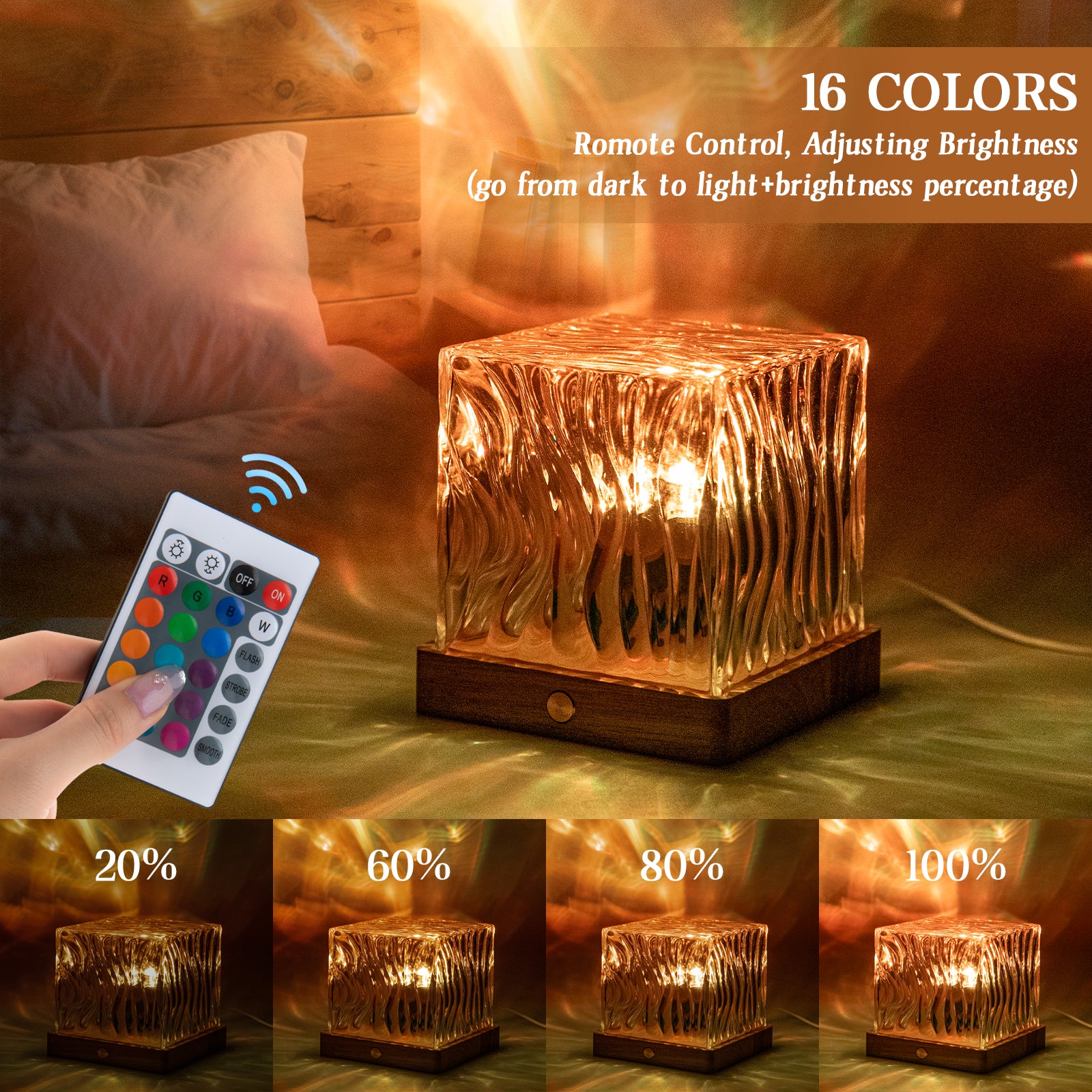 MR.GO Ocean Wave Projector Cube Light