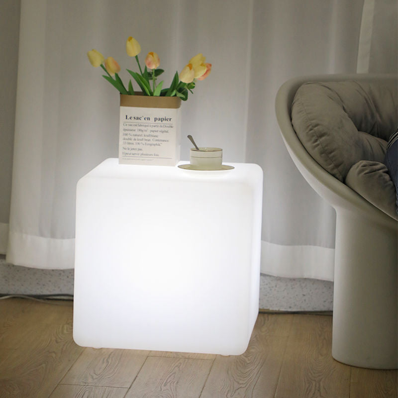 MR.GO LED Cube Light, Remote Control, Dimmable, Color-changing, Rechargeable