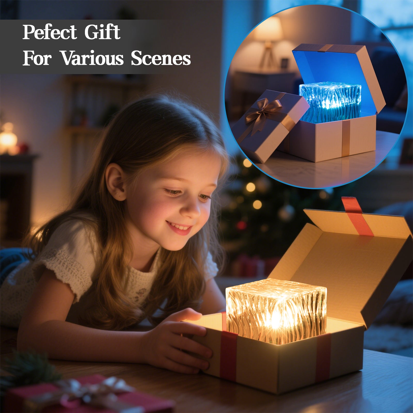 MR.GO Ocean Wave Projector Cube Light