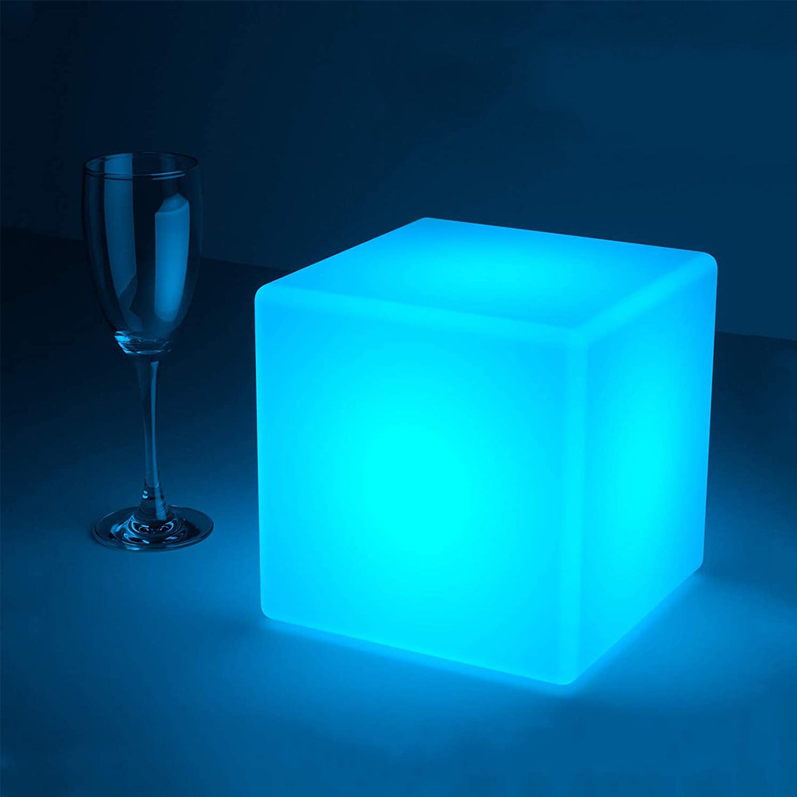 MR.GO LED Cube Light, 16 RGB Color Changing Tesseract Cube Lamp with Remote, Waterproof Cordless Rechargeable Cubes Mood Lamp & Nursery Cosmic Cubes Night Light, Perfect Kids Toy Gift, Room Decor