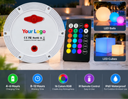 83mm RGB LED Replacement Light Module – Rechargeable Light for LED Balls & Cubes